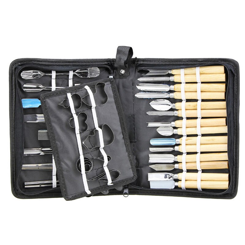 Culinary Carving Tool Set 46 in 1 Fruit/vegetable Garnishing/cutting/slicing Set Garnish Kitchen Tool Set QJS Shop