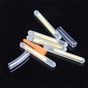 50 Uds = 10 bolsas, Glow Stick Lightstick 4,5*37mm, luz de pesca flotante, flotador ligero fluorescente de visión nocturna