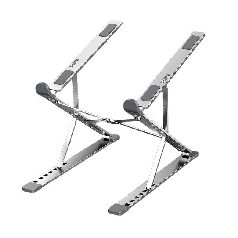 Bærbar stativ for macbook sammenleggbart justerbart aluminium datamaskin pc nettbrettstativ bærbar bord bærbar holder varmespredning