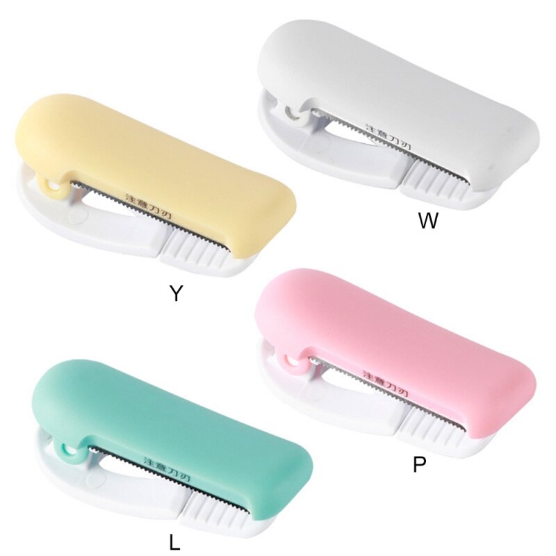 Portable Simple Mini Tape Cutter Set Tape Tool Roller Tapes Cutter Dispenser School Supplies Office Stationery