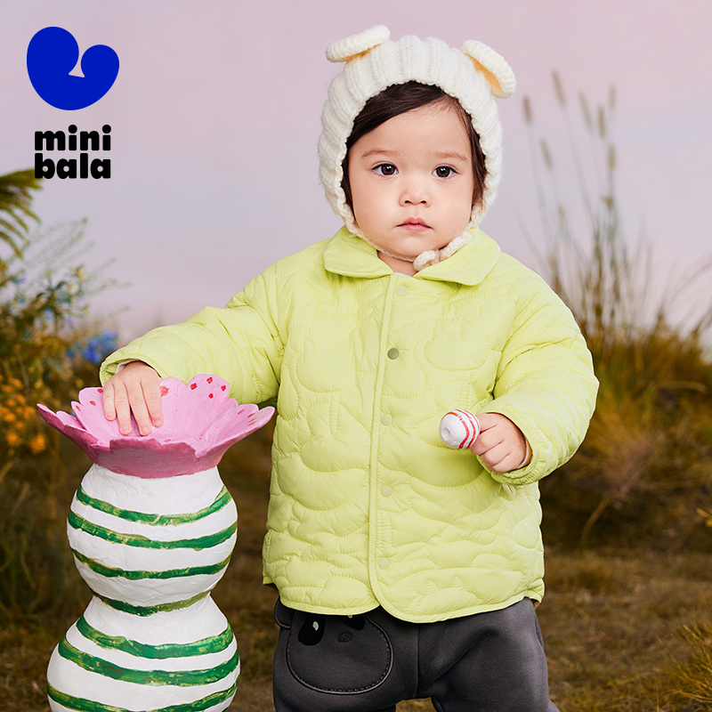 Mini Bala ropa de abrigo impermeable y resistente al aceite para niños y niñas, chaqueta de camisa gruesa y cálida para bebés, producto de invierno