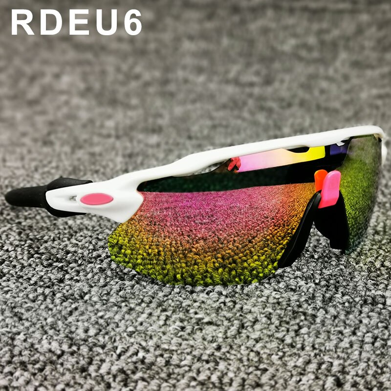 Gafas de ciclismo polarizadas para hombre, gafas de ciclismo, gafas de ciclismo, de montaña, gafas de sol para ciclismo, 4 lentes