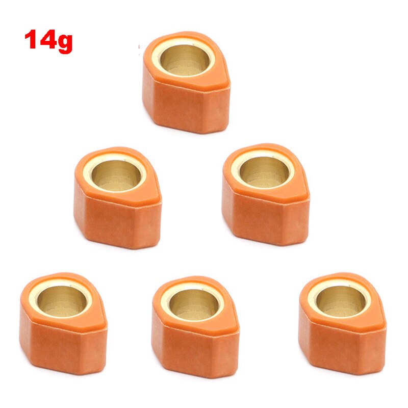 Deslizadores variadores de rendimiento para scooter GY6, rodillos deslizantes de 14G, 18X14, 125cc, 150cc, 157QMJ, 152 gramos