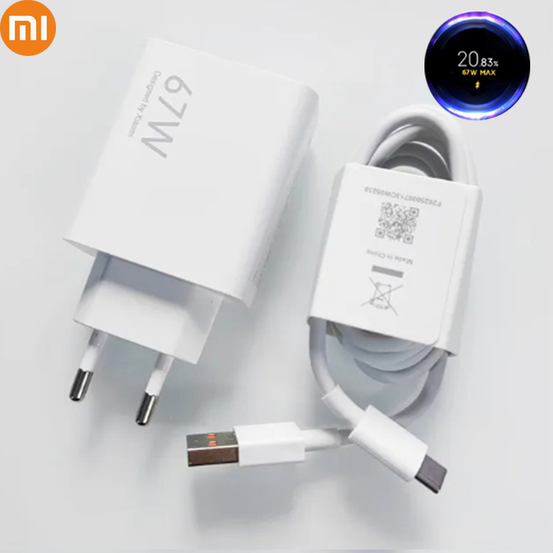 Original Xiaomi Poco X7 Pro Charger 67W Turbo Charge Cargador Adapter EU Xiaomi Redmi Note 13 14 Pro 13R Poco M6 Pro Mix Fold 4