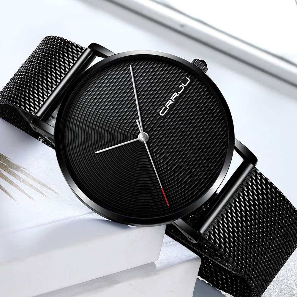 Mannen Horloges Heren Quartz Horloges Mannelijke Klok Crrju Top Brand Luxe Relogio Masculino Horloges Meski Voor Sport