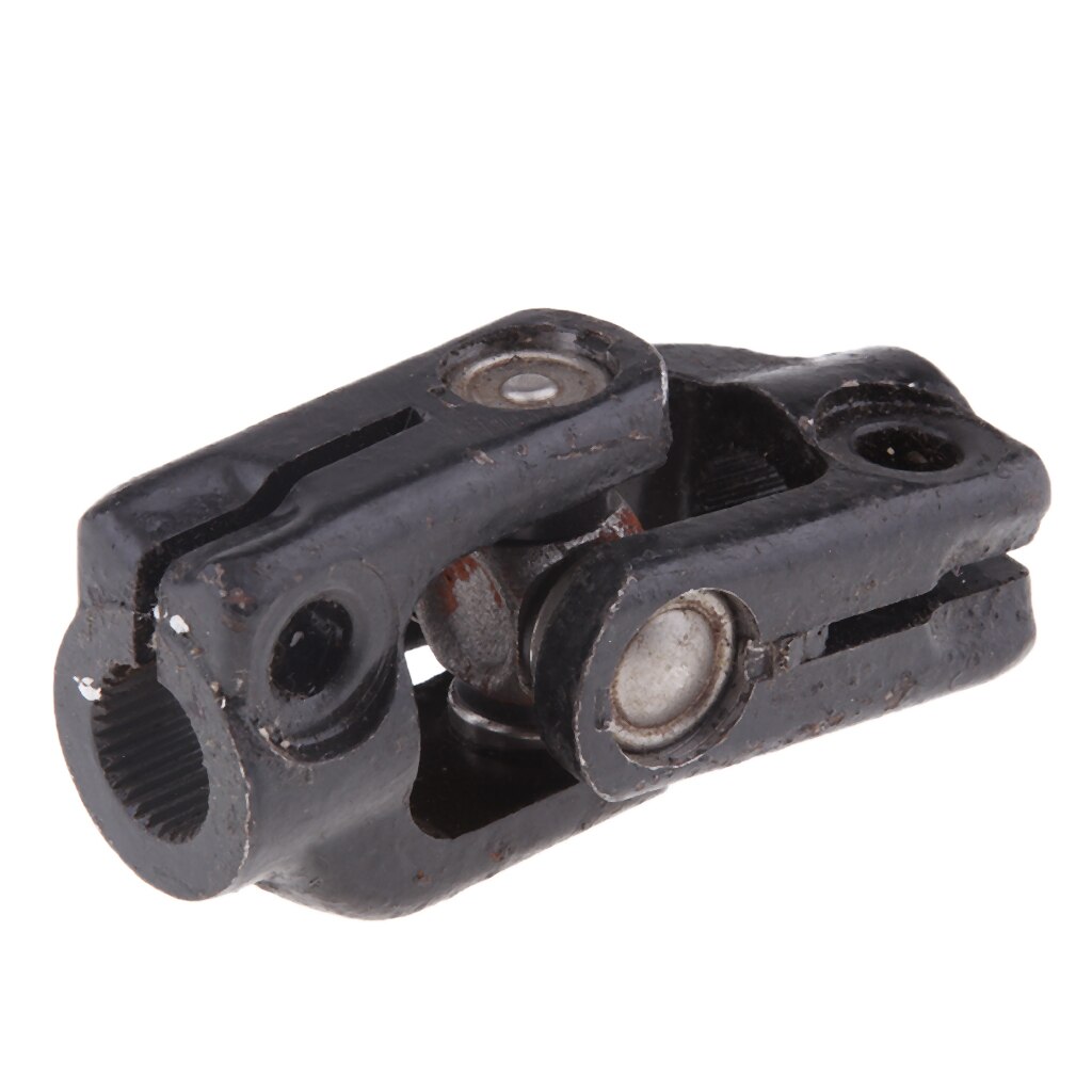 Black Universal Steering Shaft U Joint Coupler Lower for Motorcycle Motorbike ATV