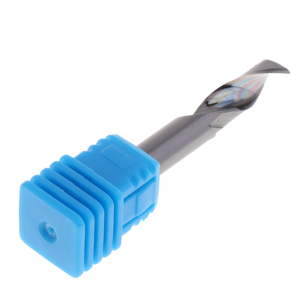 5 Maten Carbid Frees Bits Wolfraam Stalen Frees Cnc Spiral Router Bit Enkele Fluit: Rose Rood