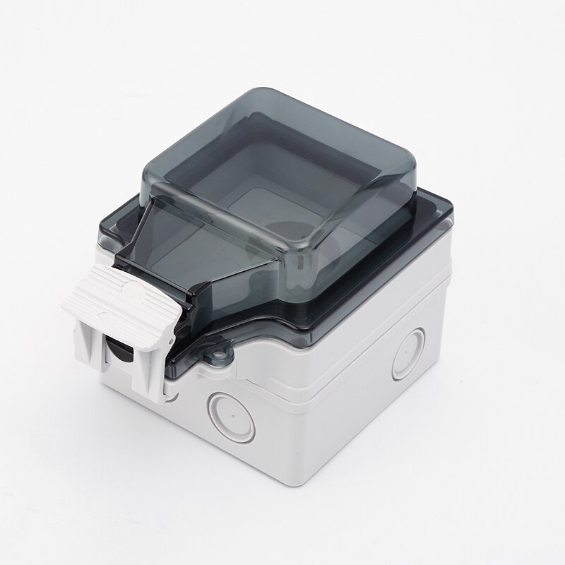 Weatherproof French Standard Waterproof Outdoor Wall Power Socket 16A Polish Electrical Outlet Grounded AC 110~250V