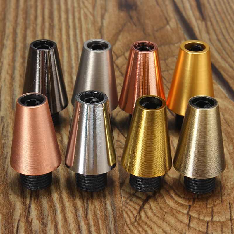 The Retro Aluminum Metal Strain Relief Piece Threaded Cord Grip Sewing Cloth Wire Socket Line Cap Pendant Light Cable Lock