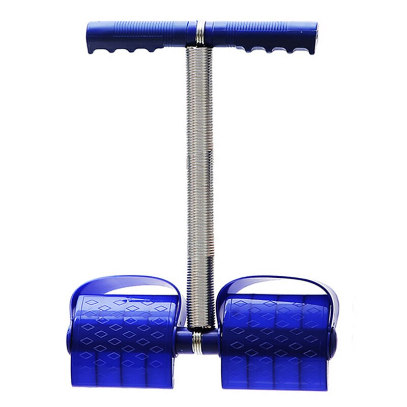 Elastic Sit Up Pull Rope Spring Tension Foot Pedal Abdomen Leg Exerciser Tummy Trimmer Equipment Stretching Slimming YS-BUY: Blue