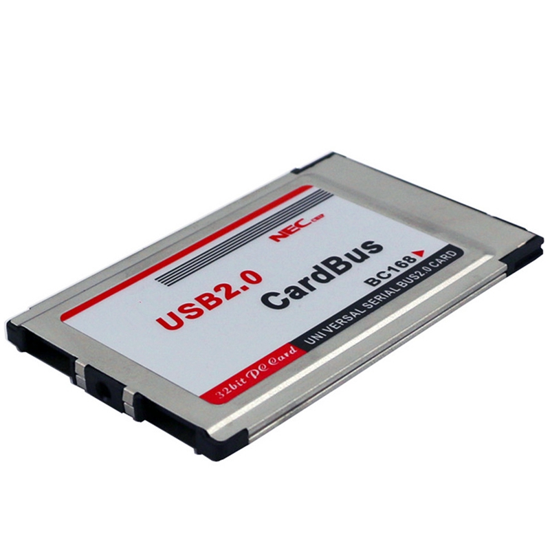 Adaptador de tarjeta PCMCIA a USB 2,0 Cardbus Dual, 2 puertos, 480M, para ordenador portátil y PC