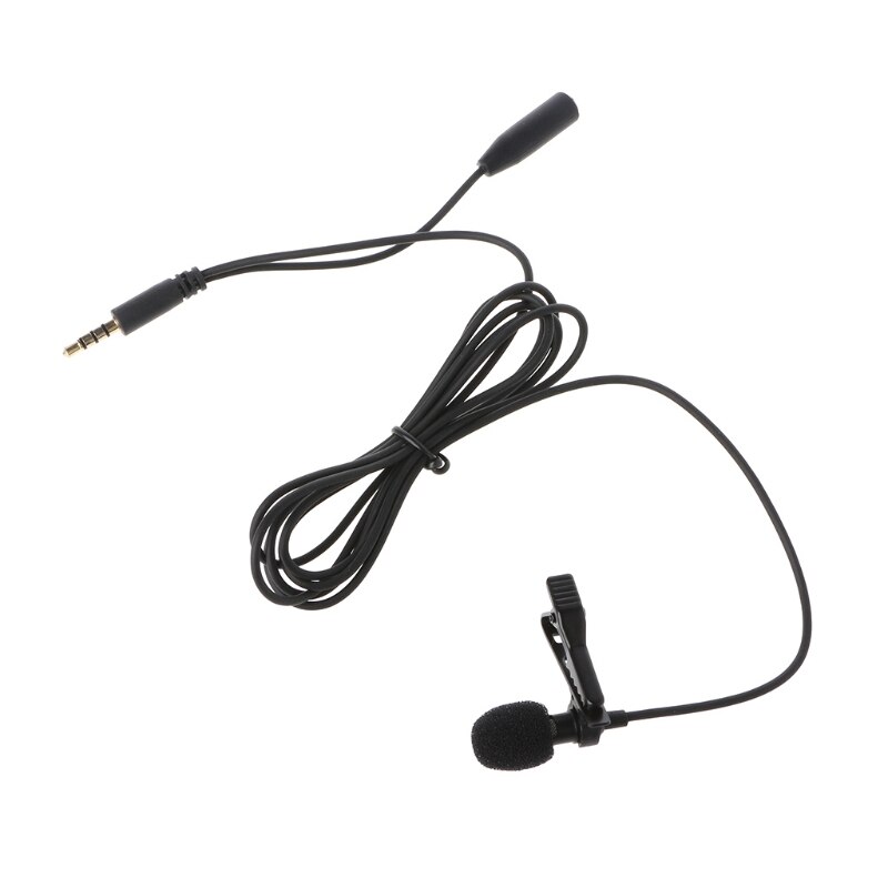 Lavalier Clip-On Revers Handsfree Microfoon Mic Voor Pc Laptop Tablet Mobiele Telefoon