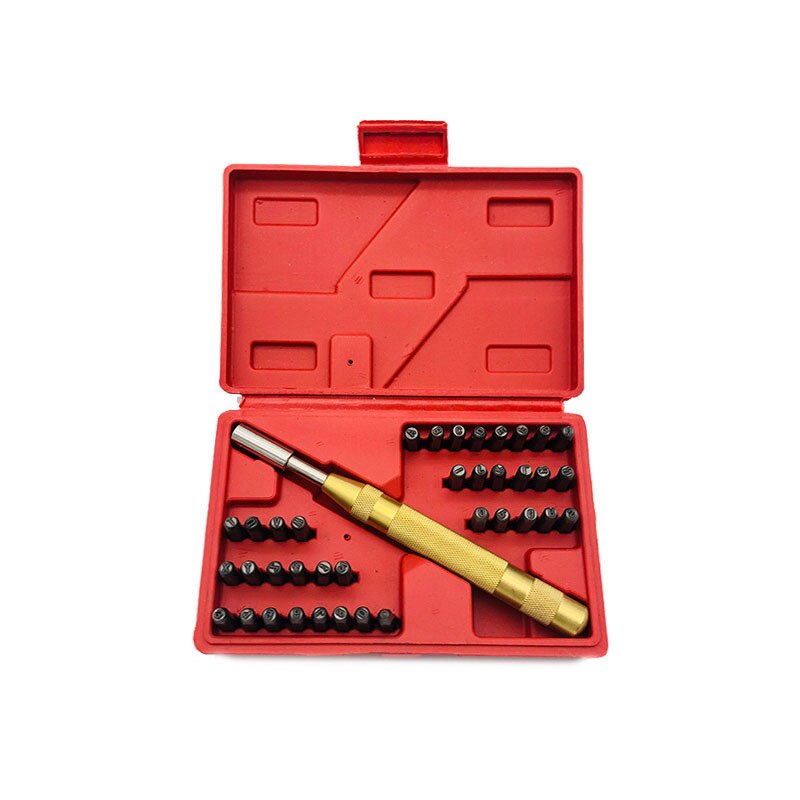 38 stücke 3mm Metall knapp Anzahl Leder Stanzen schlagen Stempel einstellen Werkzeug Bausatz Kunststoff Leder Metall schlagen Impressum Stempel sterben