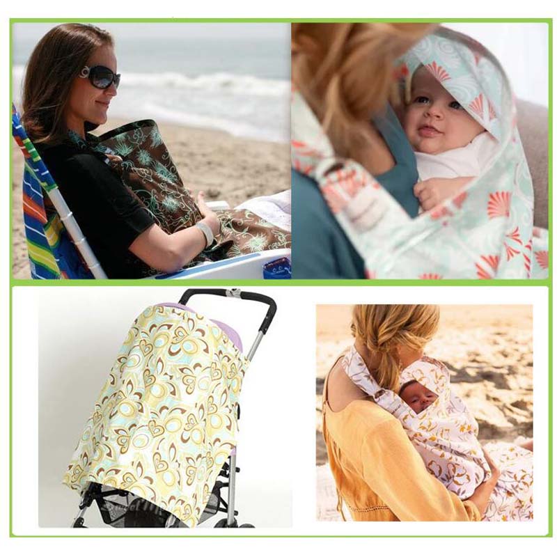 Couverture d'allaitement pour bébé, foulard d'allaitement multifonctionnel, tablier d'allaitement