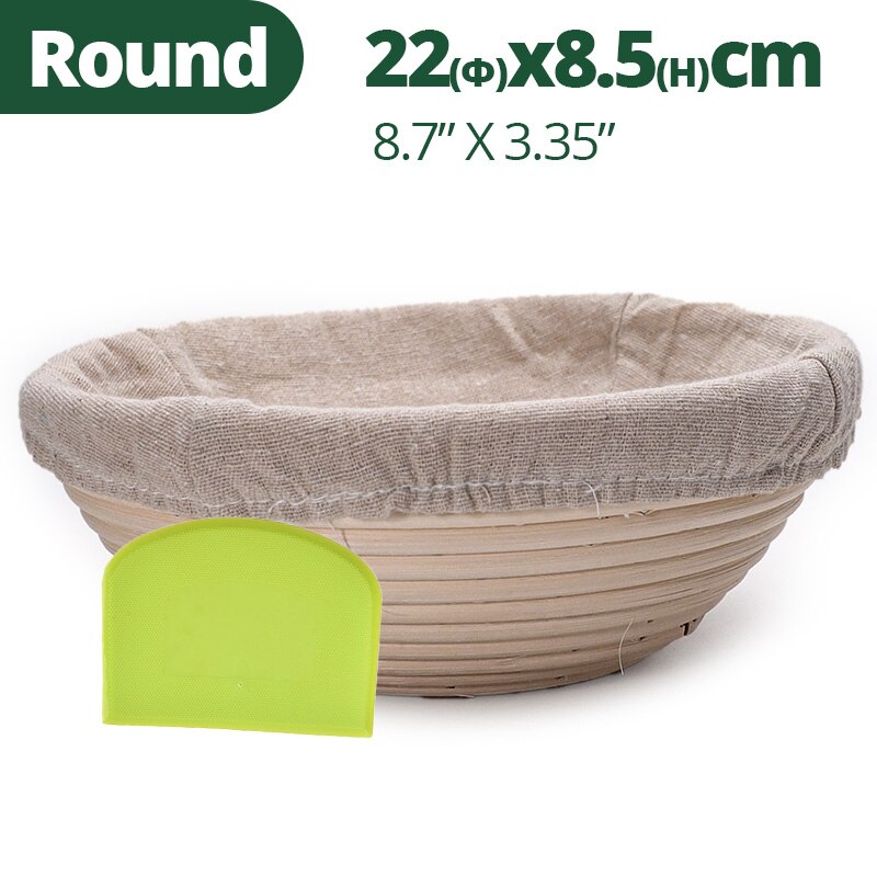 Bread Banneton Proofing Basket Round/Oval - Baskets Sourdough Brotform Proofing Basket for Sourdough Bread Making: Chocolate