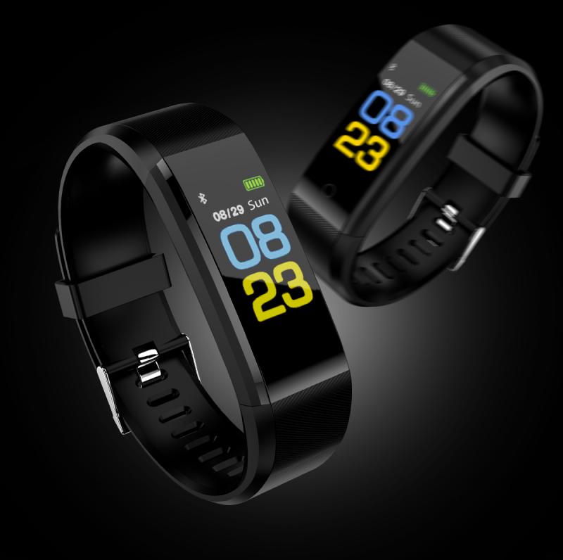 B05 Slimme Horloge Met Hartslagmeter Stappenteller Armband IP67 Waterdichte Fitness Sport Smartwatch Verbinding Ios Android