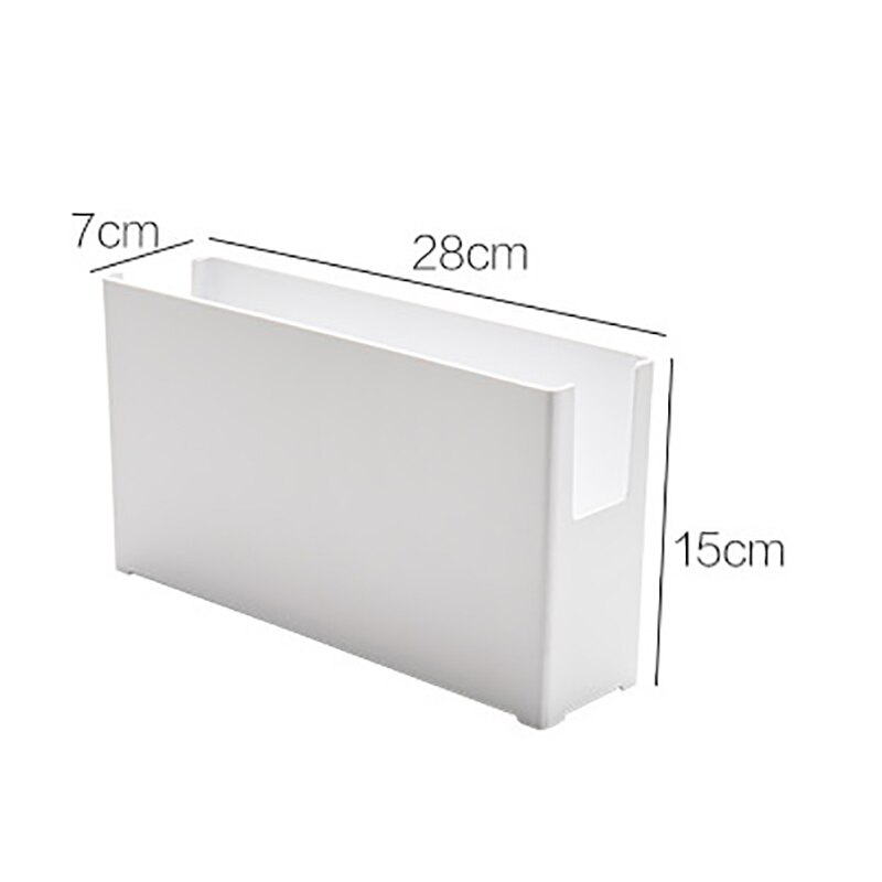 Cabinet Storage Box Kitchen Spice Storage Box White Storage Box Seasoning Plate Rack Storage Shelf Storage Box Kitchen Organizer: 7x28x15cm