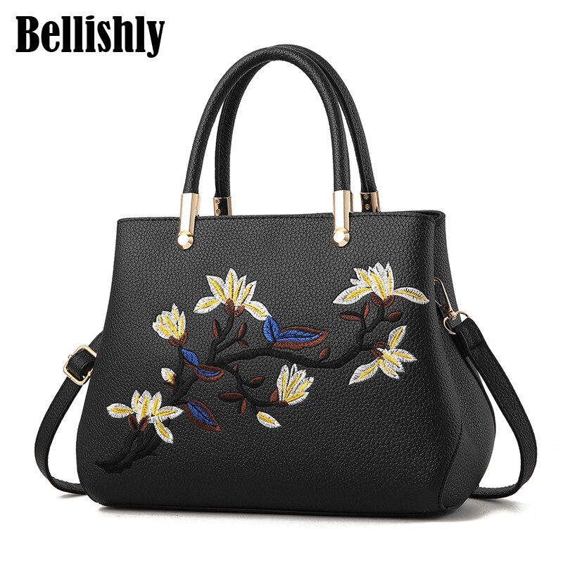 Bellishly Dame Bloemen Patroon Modis Handtassen Damesmode Torebki Takken Tassen Schouder Messenger Pack Vrouwelijke Louis Sac