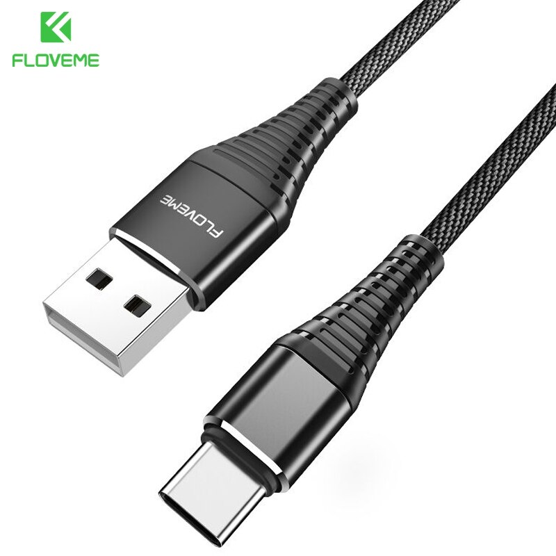 FLOVEME – câble Micro USB 15/20/30CM, pour Samsung Xiaomi Huawei Android 2A, tresse Durable, charge rapide, câble de données: 20CM