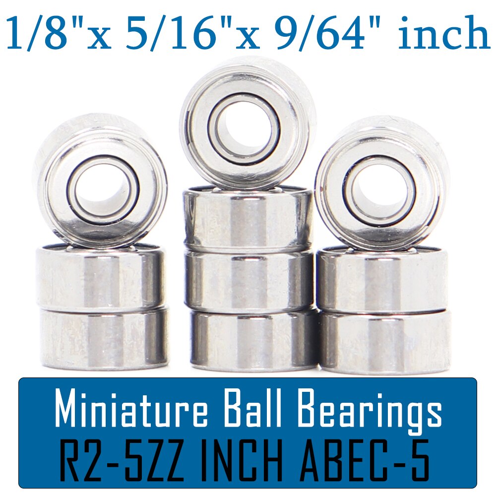 R2-5ZZ Lagerbier 3.175*7.938*3,571mm (10 Stck ) ABEC-5 Miniatur Hohe Geschwindigkeit R2 5 Z ZZ Kugellager R2-5Z