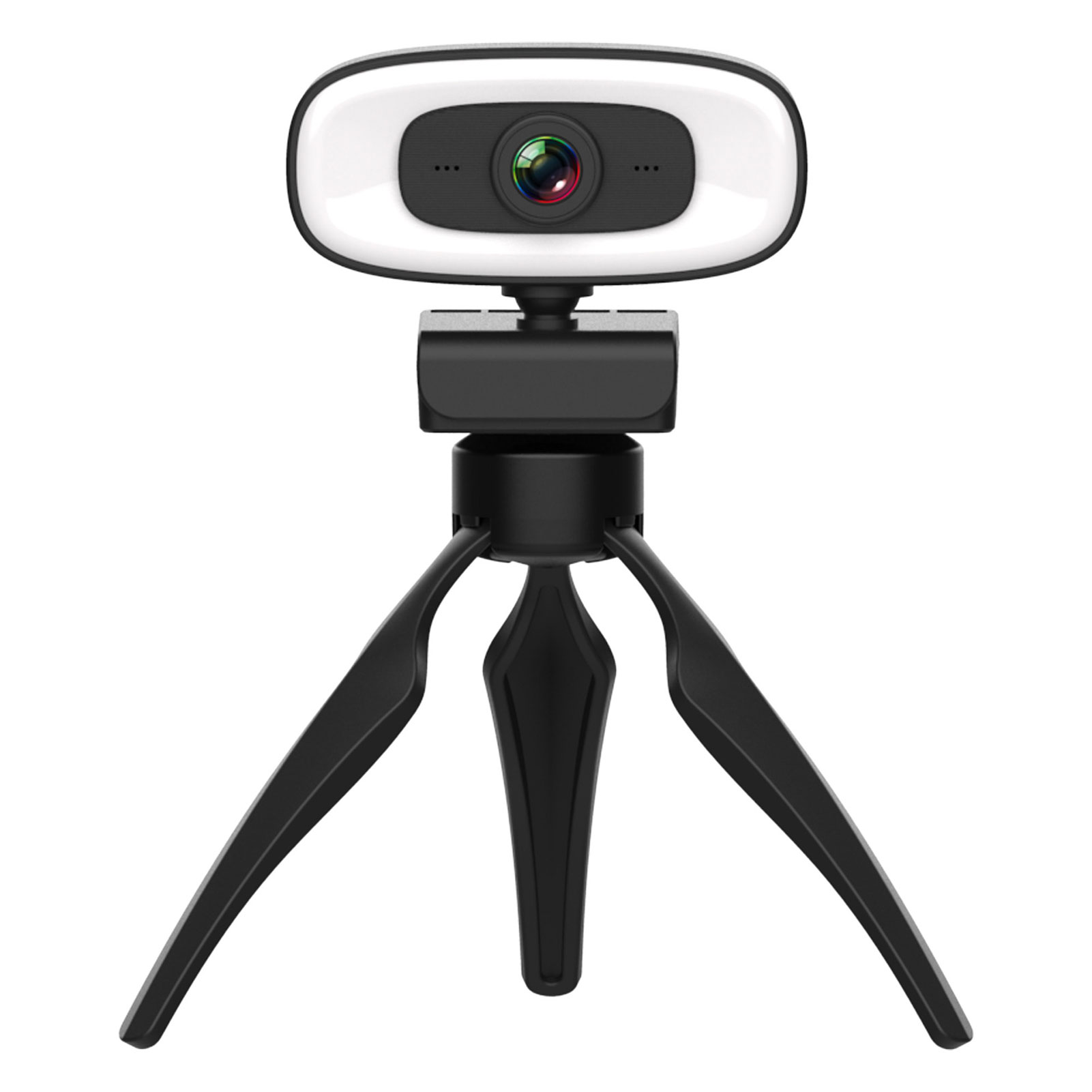 360 Degree Rotatable Computer Webcam Online Classes Wide Angle Camera Calling Gaming Desktop Laptop With Microphone USB HD Video