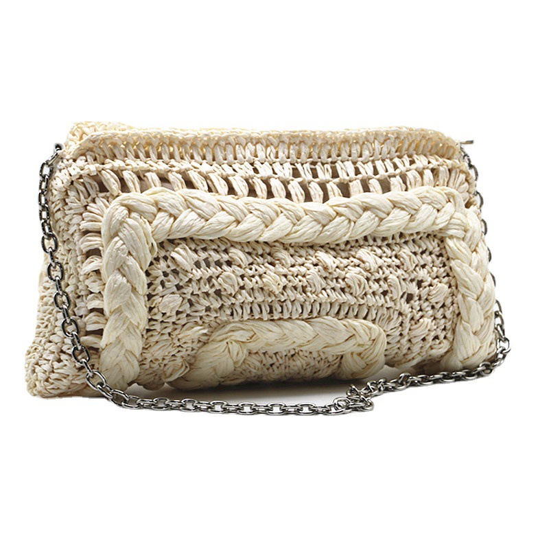 hand-woven bag 2022 style straw bag simple women&#39;s bag shoulder bag