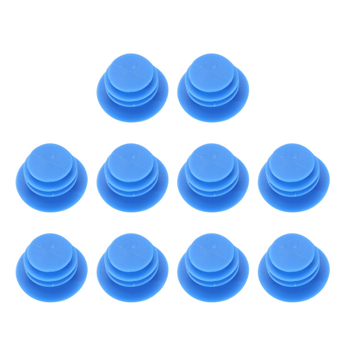 10 Uds. De tapones para manillar de bicicleta de montaña, tapones para manillar de bicicleta de carretera, Asa de plástico de PVC, topes finales de barra (negro): B