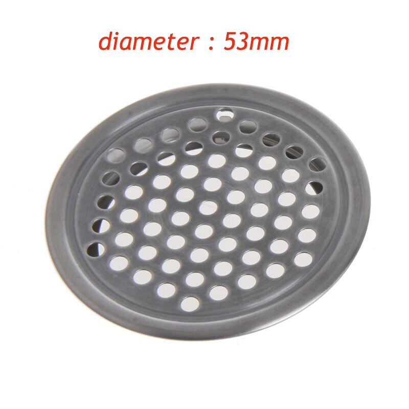 1pc garderobsskåp i rostfritt stål mesh hål luftventil jalusi ventilationslock köksskåp delar & tillbehör dia 35/53mm: Diameter 53mm