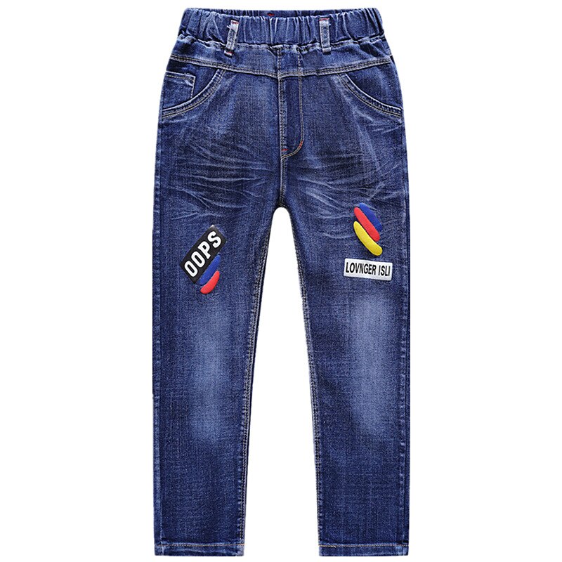 Mode Gebroken Gat Broek Kinderen Katoenen Jeans Voor Tiener Jongens Peuter Baby Lente Herfst Jeans Broek Blauwe Broek Kinderen