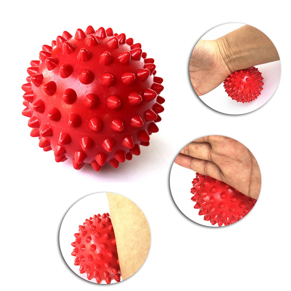 6.5cm Crossfit Spiky Massage Ball Trigger Point Sport Fitness Hand Foot Pain Relief Roller