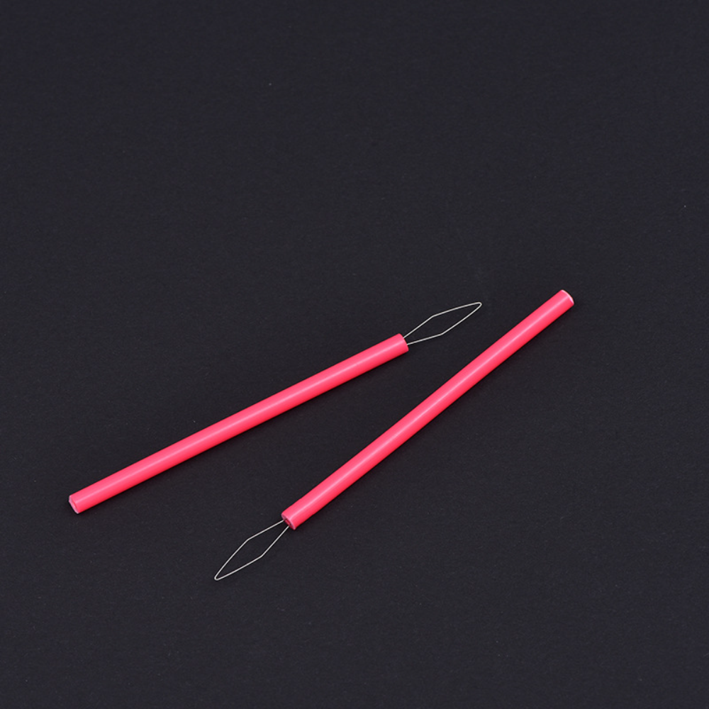 10pc Zylindrische Bunte Nadel Einfädler NäHenne Einfädler Diy Zubehör Führer Beader Einfädeln Nadel NäHenne Werkzeuge