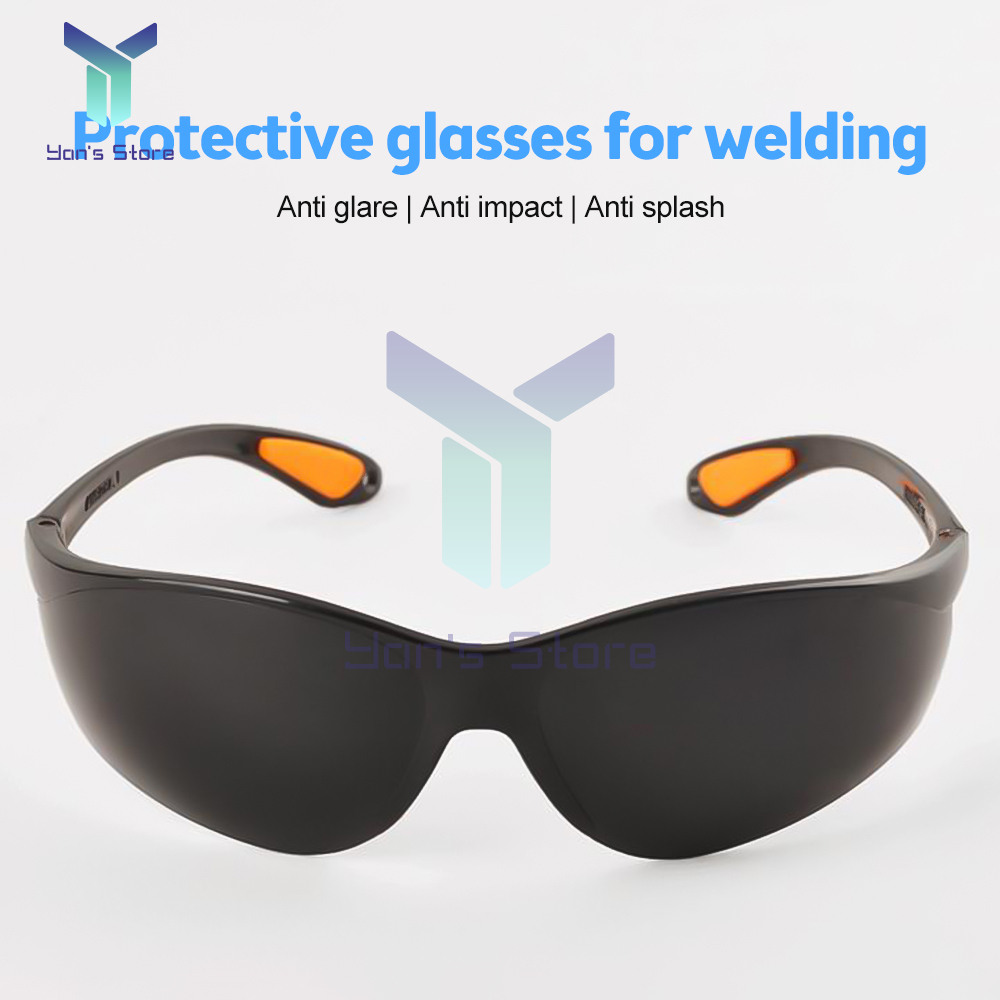 Gafas de seguridad, gafas de soldadura, resistentes a impactos, a prueba de rayos UV, gafas protectoras de soldadura para soldadores, corte y pulido