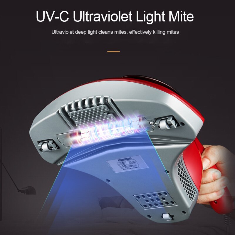 Krachtige anti-mijt anti-stof stofzuiger anti-allergie uv-lamp voor het elimineren van huisstofmijt stoffen matrassen dieptereinigingstool