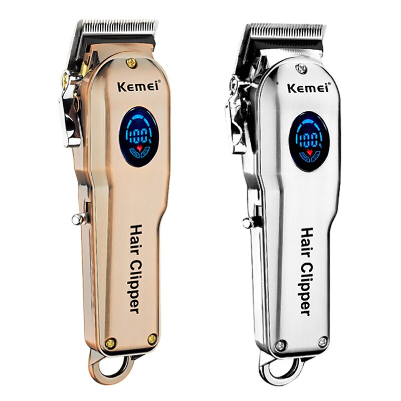 Ledningsfri justerbar hårklipper barber fade blending hair trimmer elektrisk herre klipning genopladelig maskine