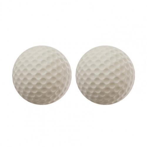 Soft Golf Balls Solid Color Golf Light Balls Eco-friendly Skin-friendly Useful Portable Solid Golf ball: White