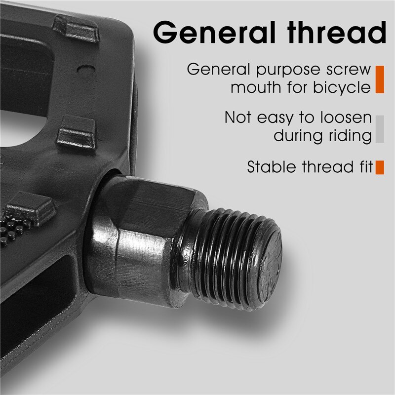 West biking bicicleta pedal ultraleve montanha estrada pedais de plástico antiderrapante rebite ciclismo rolamento pedais acessórios da bicicleta