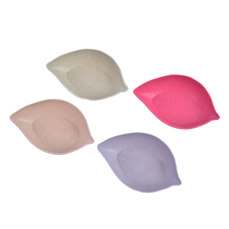 Bladeren Vorm Baby Kids Schotel Kom Tarwe Stro Sojasaus Schotel Rijstkom Plaat Sub-Plaat Japanse Servies Voedsel container