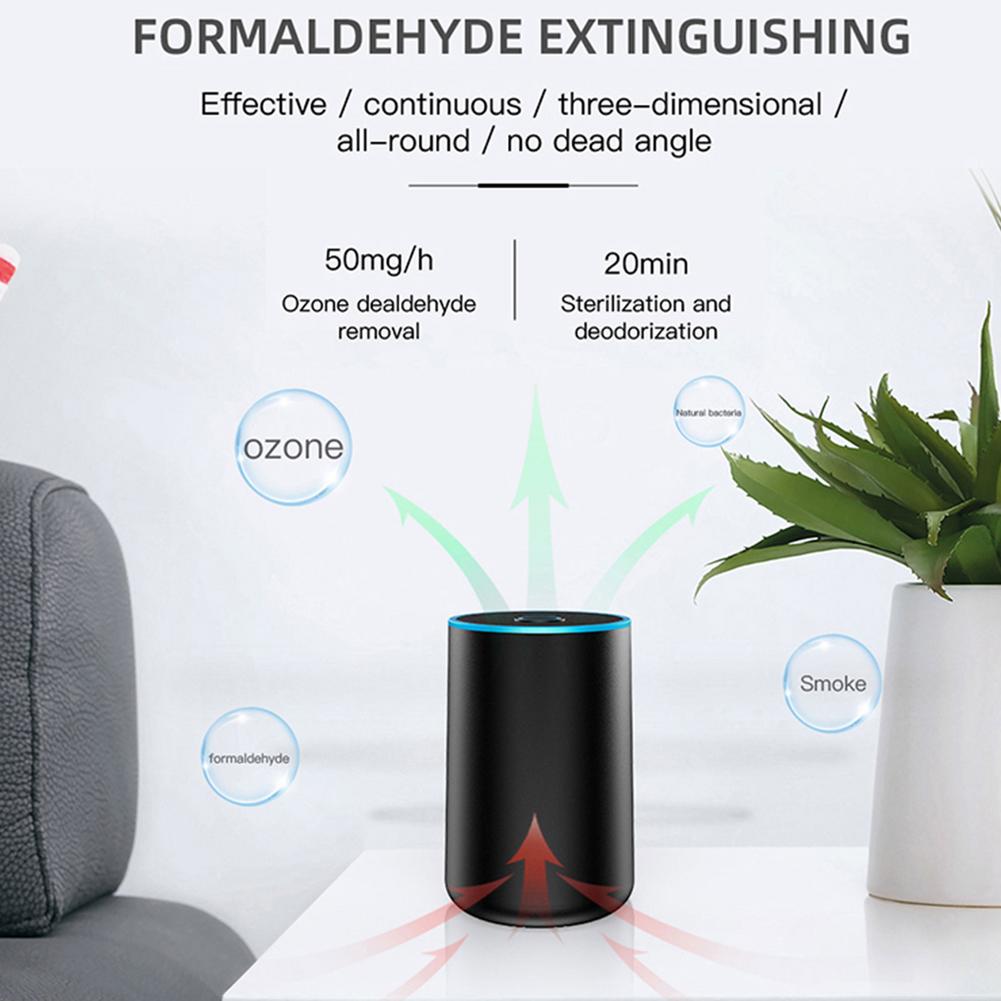 Portable Car Air Purifier Cleaner Negative Ion USB Mini Home Vehicle Air Cleaner Remove Formaldehyde Air Purifier Air Cleaner