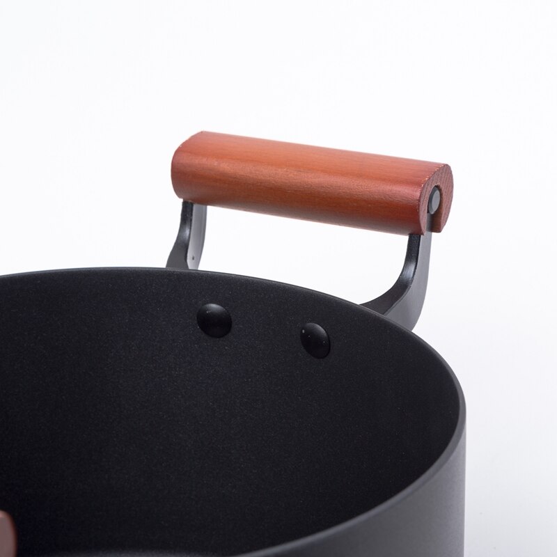 Newest 4.5L Large Cast Iron Soup Pot Stockpot Top Nonstick Cooking Pan Kitchen Saucepan For Gas Stove & Induction Cooker