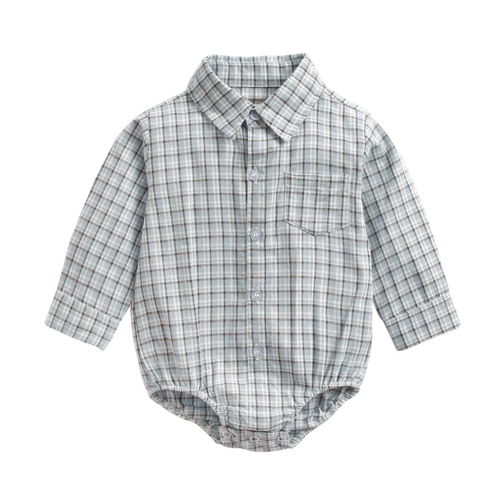 Sanlutoz – combinaison en coton pour -né, vêtements pour bébés garçons, body à manches longues, à la , automne: 0-6M