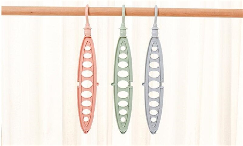 Multifunction Clothes Hanger Clothes Drying Rack Plastic Clothes Hangers Home Storage Hangers