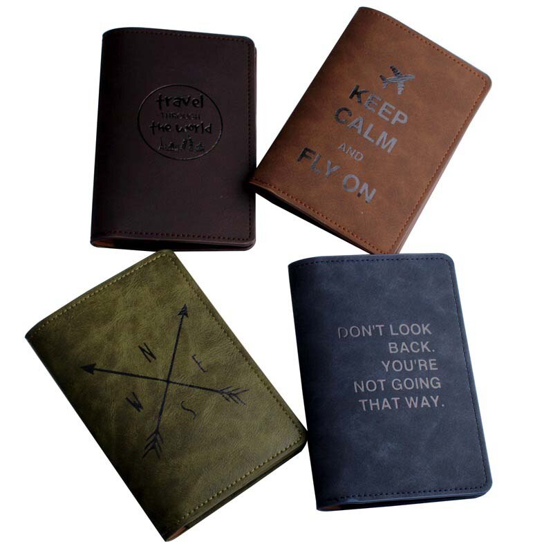 Travel Passport Cover Card Case Women Men Travel Credit Card Holder Travel ID&Document Passport Holder