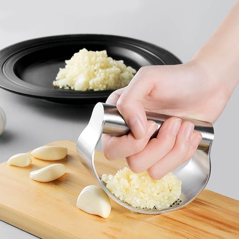Wyciskacz robić czosnku biegun stal nierdzewna praska robić czosnku czosnek maszynka do mięsa prasy imbir naciskać zgniatarka gadżety kuchenne i akcesoria