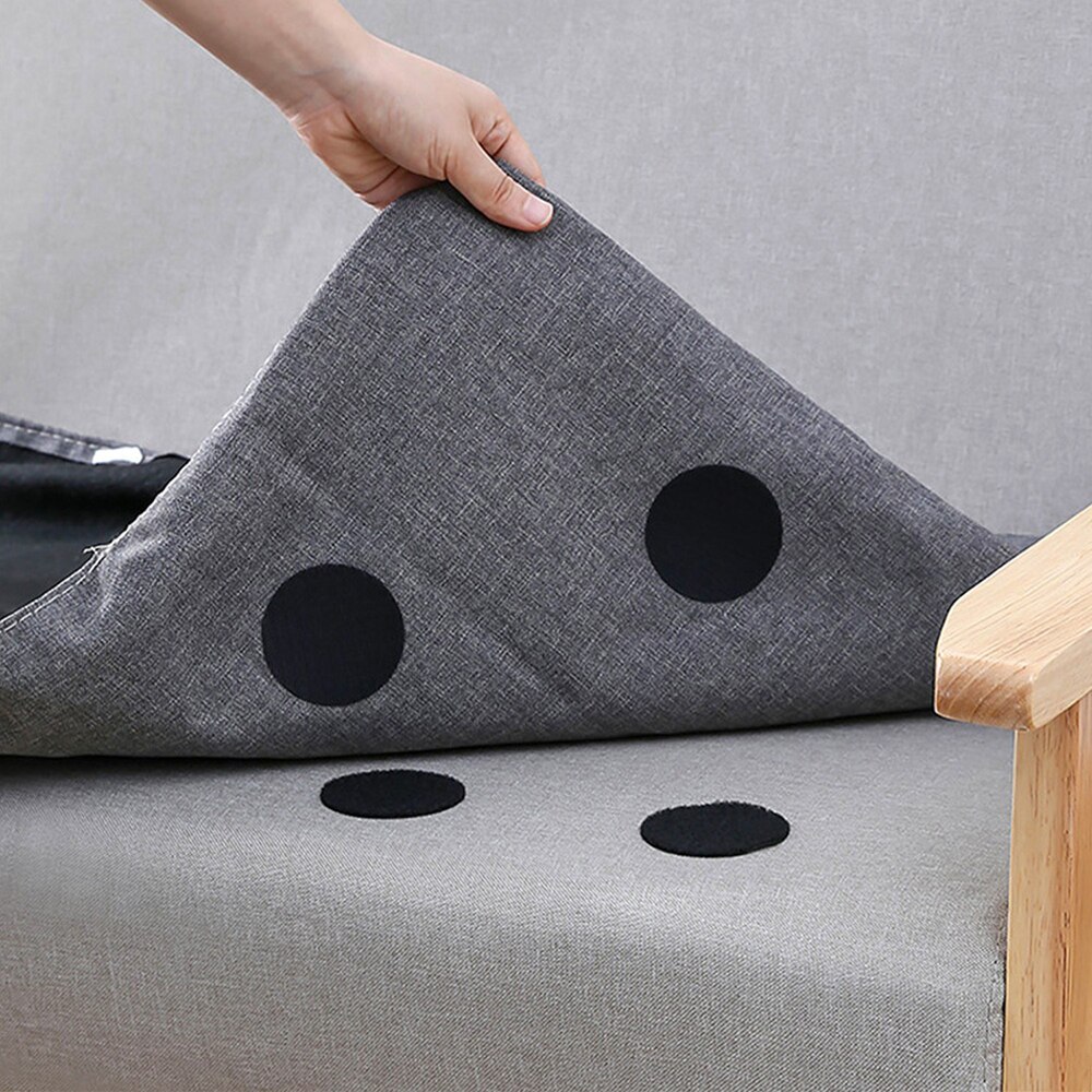 10 paires de ruban Anti-bouclage pour tapis, pince Velcro pour fixer le canapé et les draps et garder les coins plats