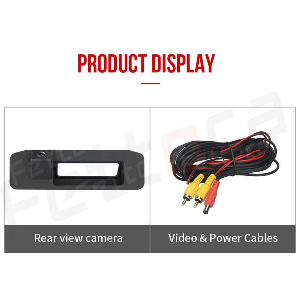 Vehicle Trunk Handle Reverse Camera HD Rear Parking Camera Dynamic Track Car Backup Camera For Benz GLK300 GLK Class X204 GLK260