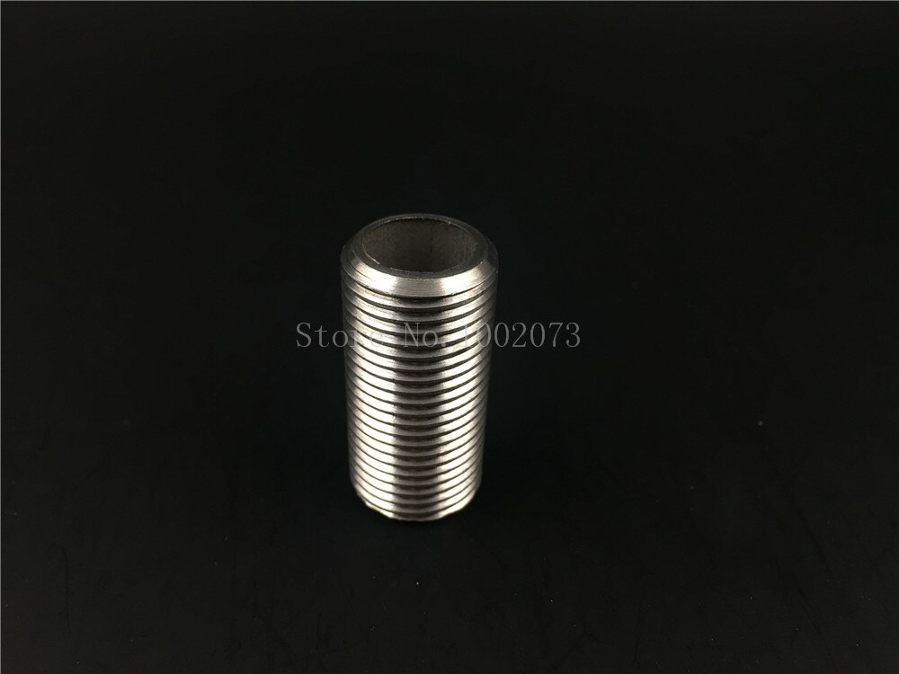 Stainless Steel Beer brewing Weldless Kettle Ball Valve 1/2&quot;NPT Kit Quick Disconnect Set, Pipe Fitting Nut and bulkhead assembly: 40mm Thread Nipple