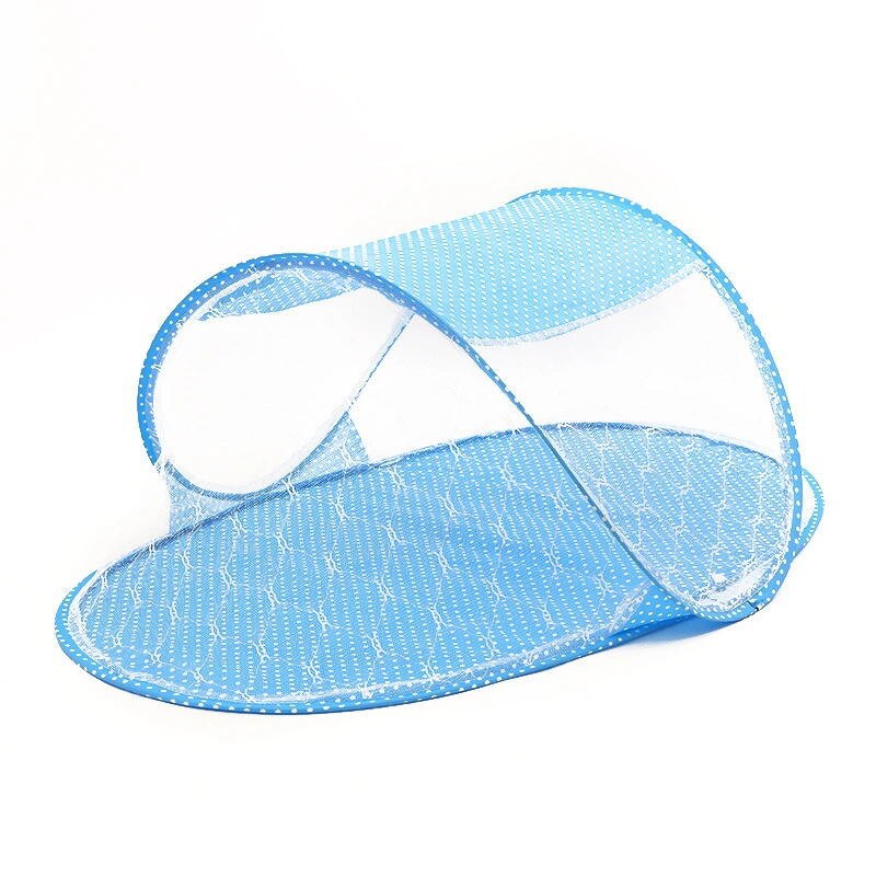 Baby Moskito Net Baby Bettwäsche Krippe Drei-stück Anzug Faltbare Netting Bett Matratze Kissen Tragbare Kind Schlaf Net Für 0-2y baby: Simple blue