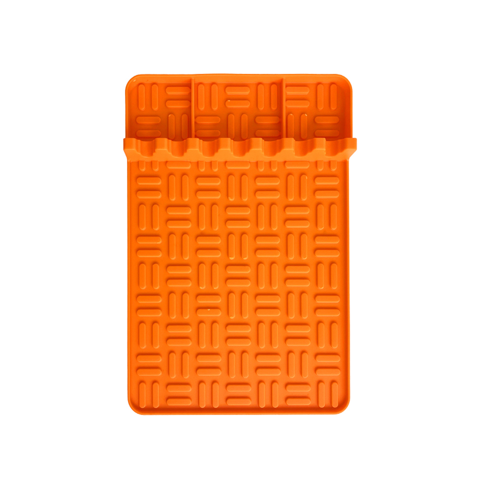 Silicone Griddle Tools Mat for Blackstone,Spatula Mat with Drip Pad Grill Mat,Side Shelf Mat for Blackstone Food Grade Grill BBQ: green