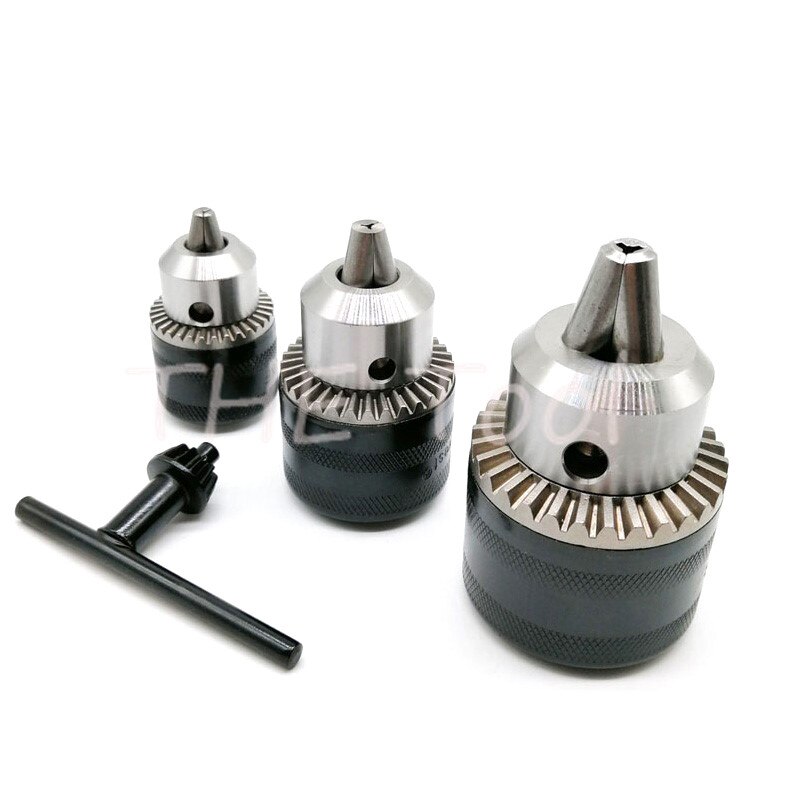 1set morse cone MT1 MT2 MT3 MT4 B10 B12 B16 B18 light Duty key Drill Chuck 0.6-6mm 1.5-13mm 1-10MM Taper Arbor CNC machine