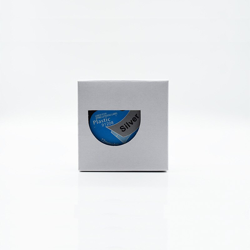 5 bandas de etiquetas de plástico para compatibilidad en blanco y negro para fabricantes de etiquetas Dymo Letratag Qx 50, Xr, Xm, 2000 y Plus